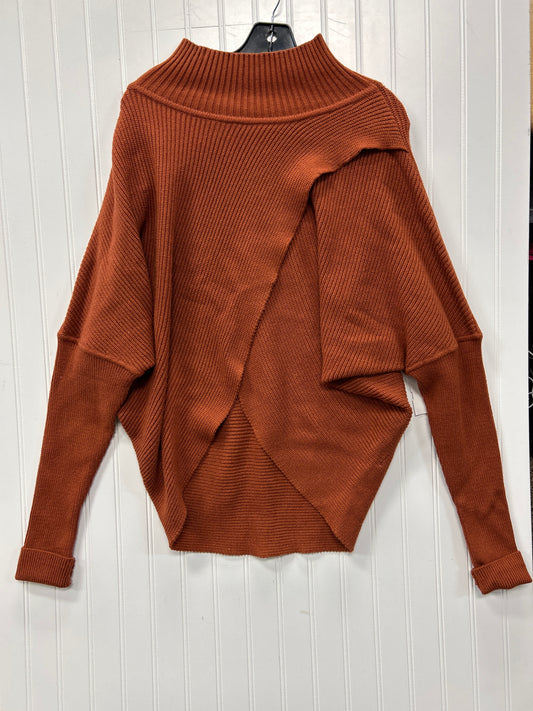 Sweater By Elan In Brown, Size:M