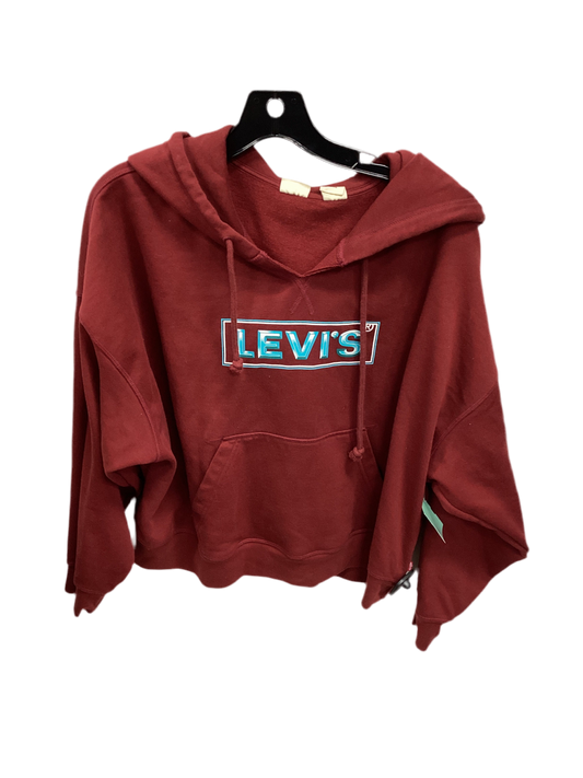 Sweatshirt Hoodie By Levis In Red, Size:Xl