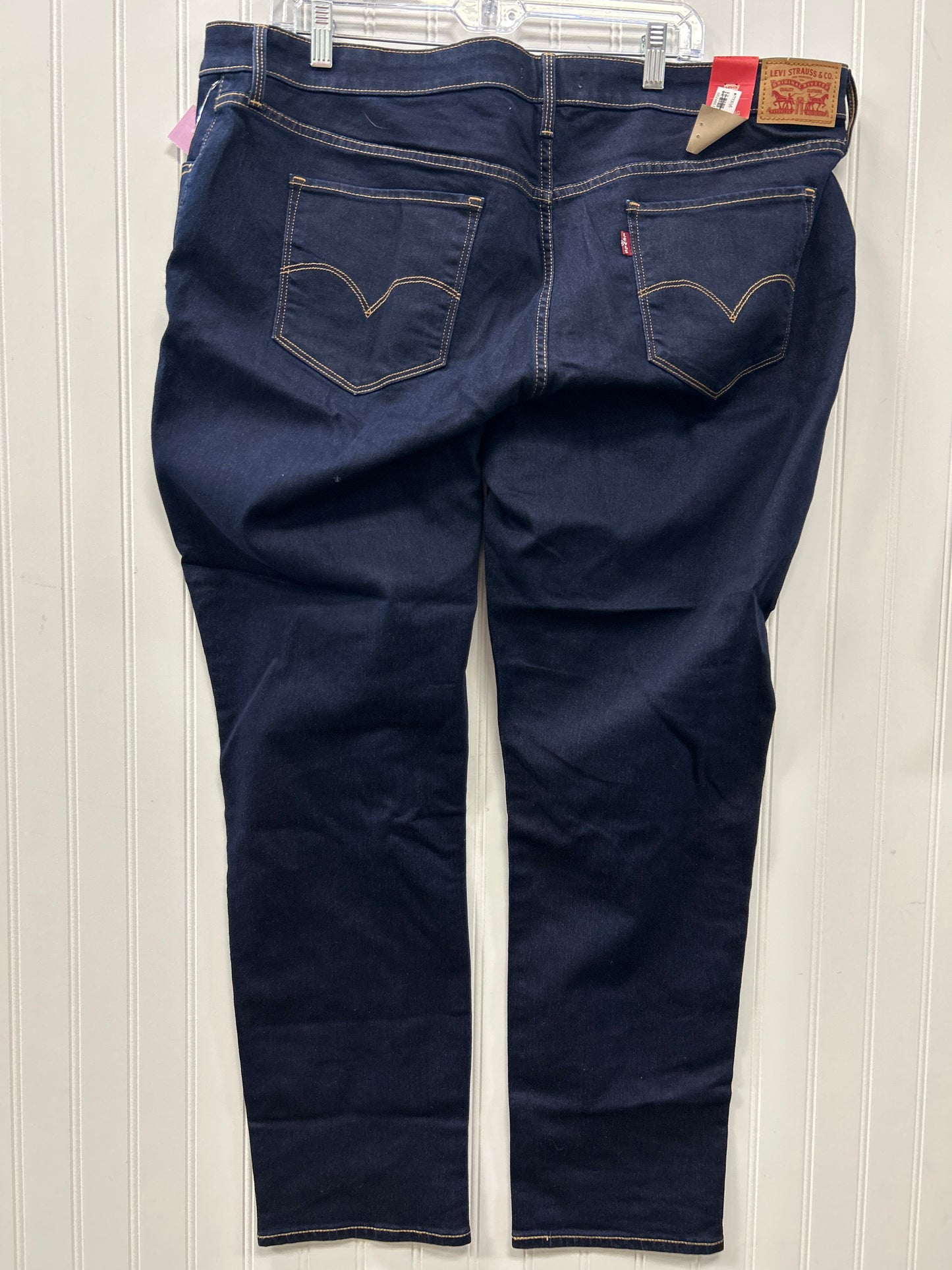 Jeans Skinny By Levis In Blue Denim, Size:24 NWT