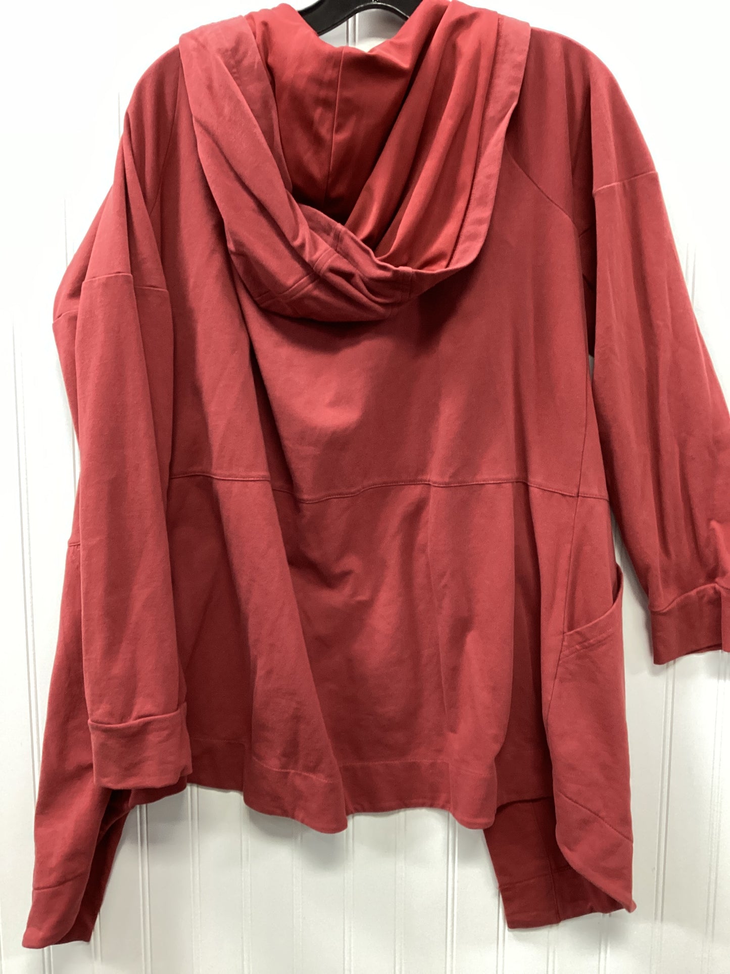 Athletic Jacket By Adidas In Red, Size:Xl