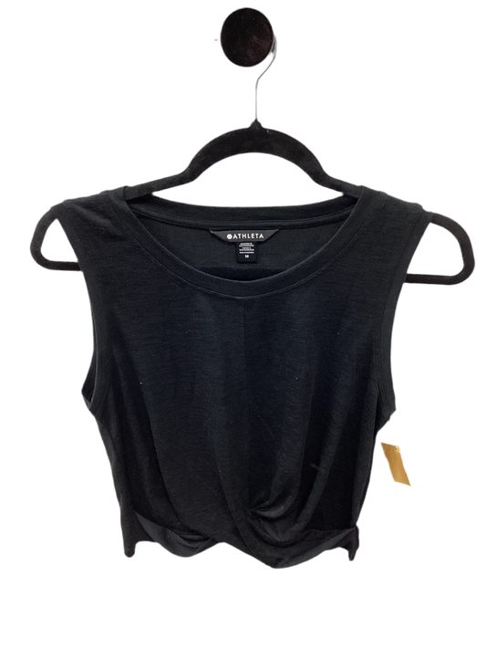Top Ss By Athleta In Black, Size:M