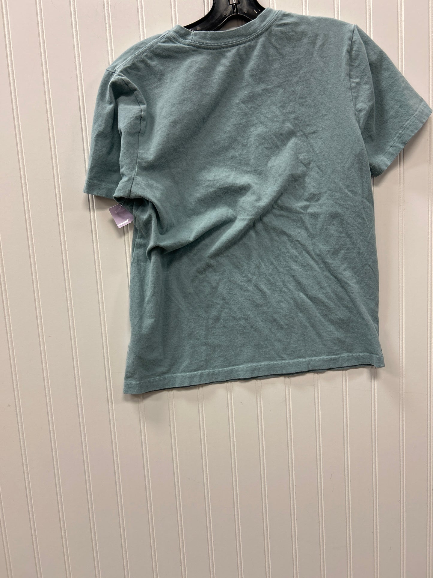 Athletic Top Ss By The North Face In Blue, Size:S