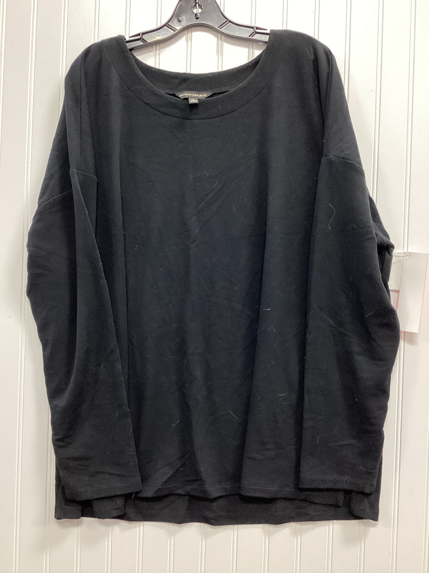 Top Ls By Banana Republic In Black, Size:Xl