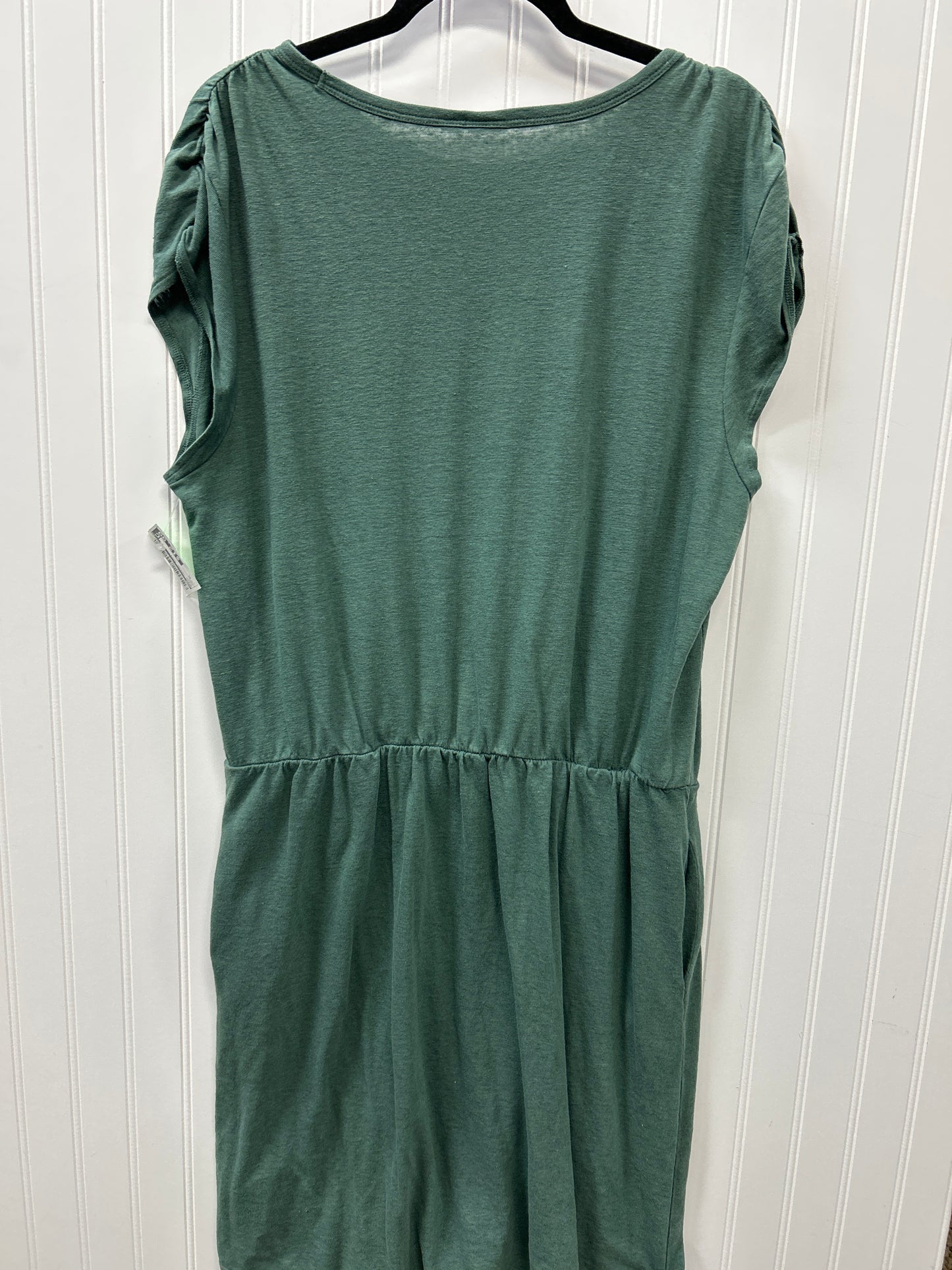 Dress Casual Midi By Gap In Green, Size:Xl