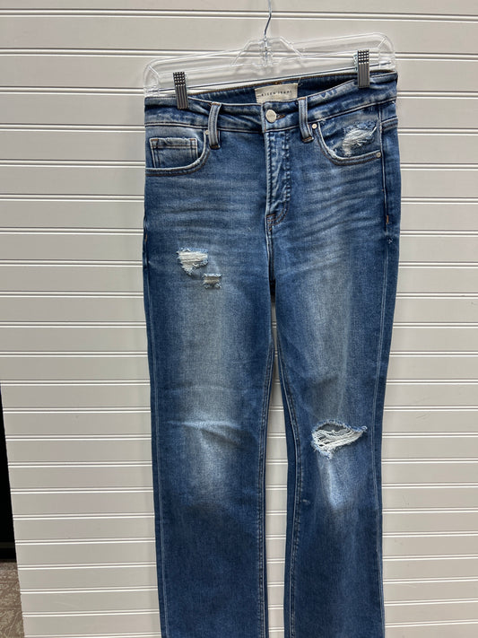 Jeans Boot Cut By Risen In Blue Denim, Size:4