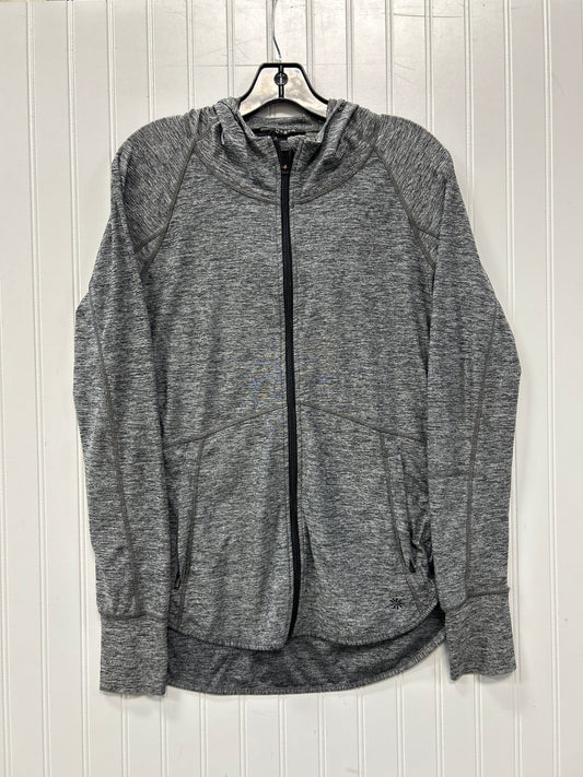 Athletic Jacket By Athleta In Grey, Size:M