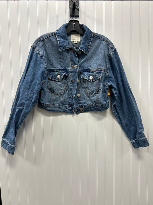 Jacket Denim By Cmb In Blue Denim, Size:S