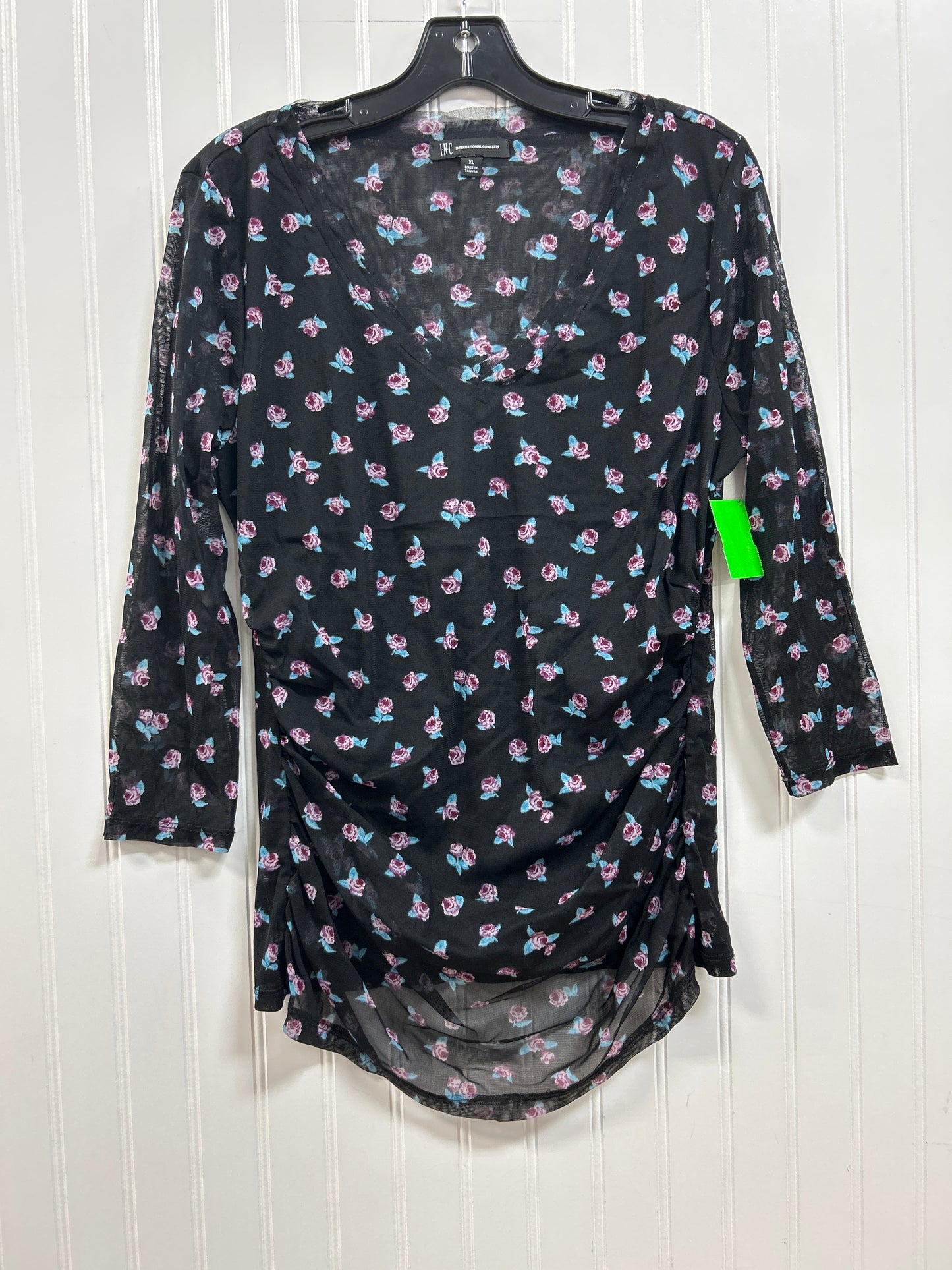 Top Ls By Inc In Black, Size:Xl
