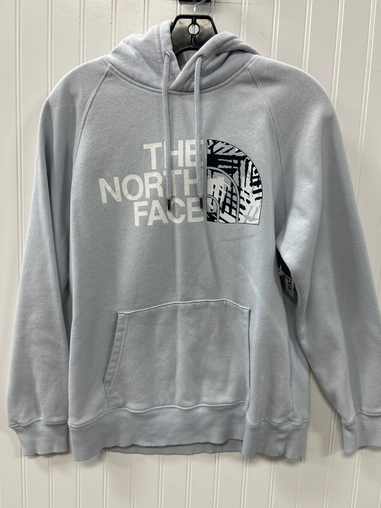 Athletic Sweatshirt Hoodie By The North Face In Blue, Size:M