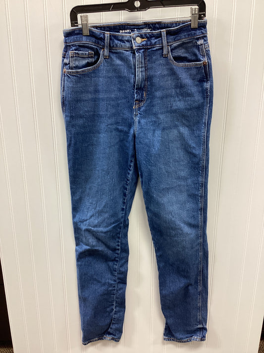 Jeans Straight By Old Navy In Blue Denim, Size:8L