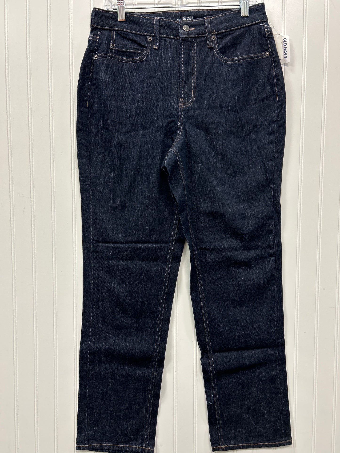 Jeans Straight By Old Navy In Blue Denim, Size:8L