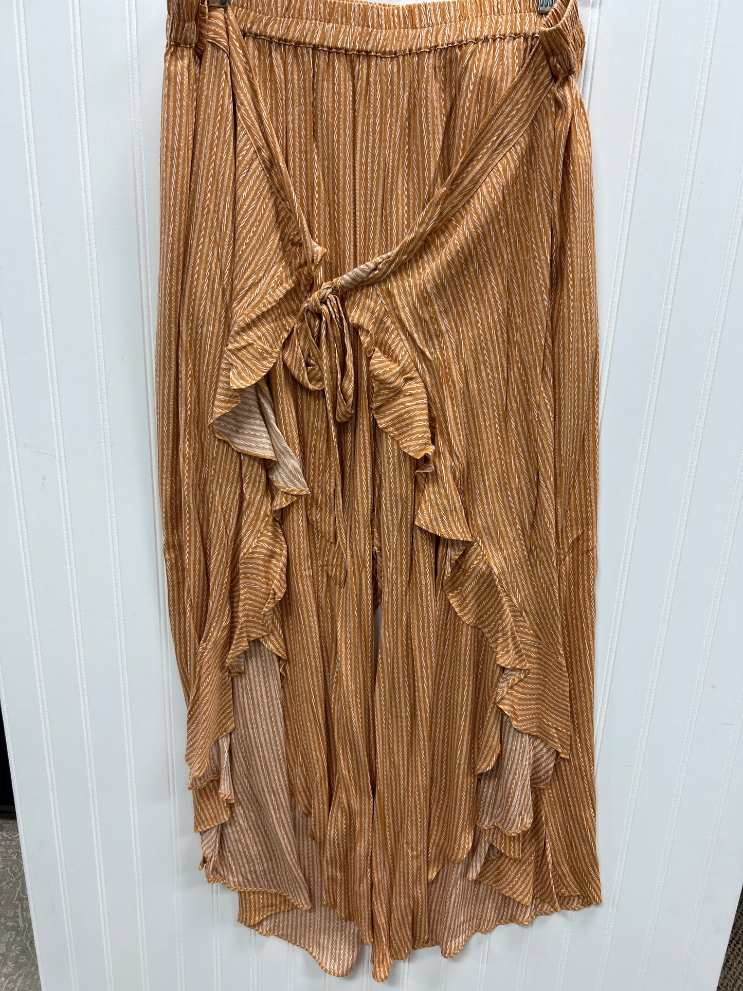 Pants Linen By Clothes Mentor In Orange, Size:1X