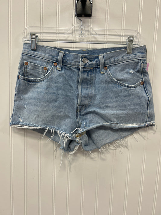 Shorts By Levis In Blue Denim, Size:4