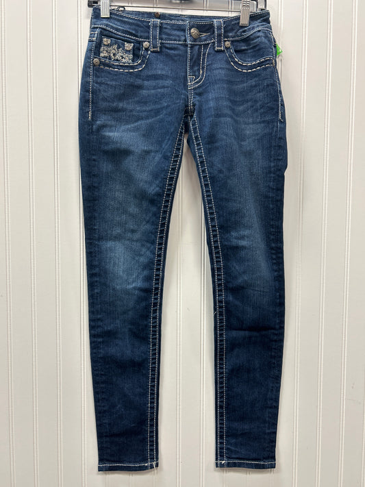 Jeans Skinny By Miss Me In Blue, Size:2