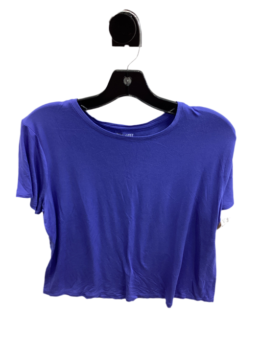 Top Ss Basic By Nine West In Purple, Size:Xxl