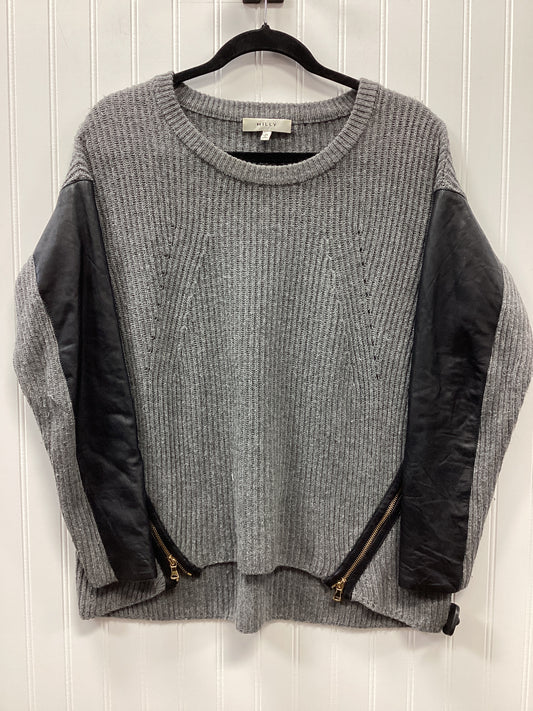 Sweater Designer By Milly In Grey, Size:M