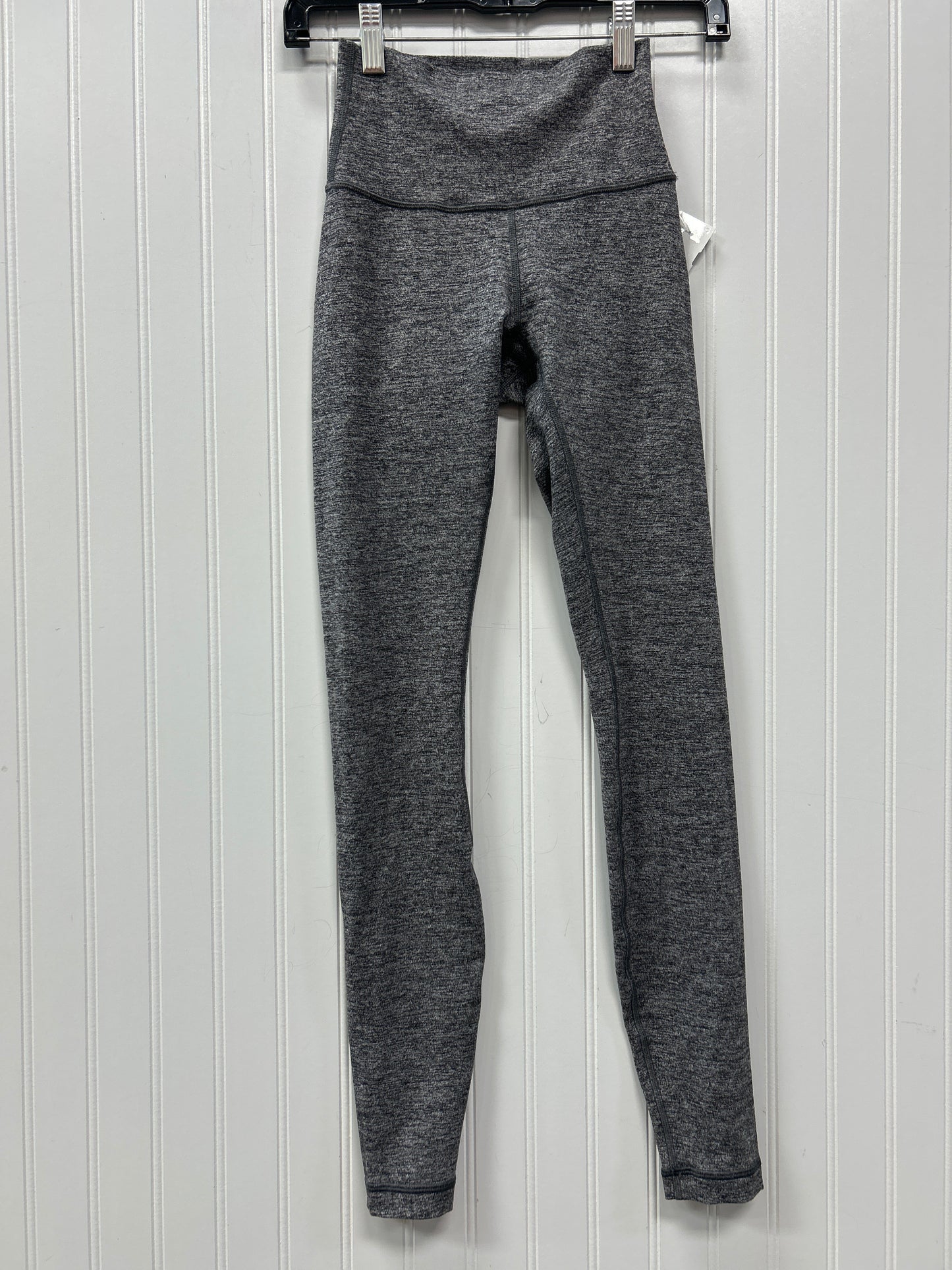 Athletic Leggings By Lululemon In Grey, Size:2