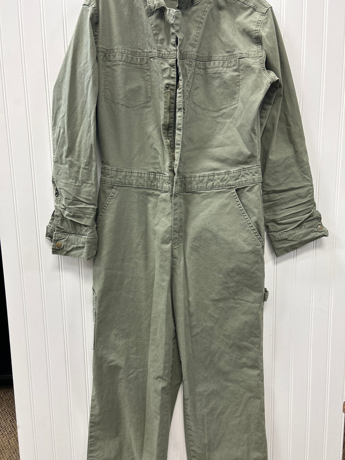 Jumpsuit By Universal Thread In Green Denim, Size:6