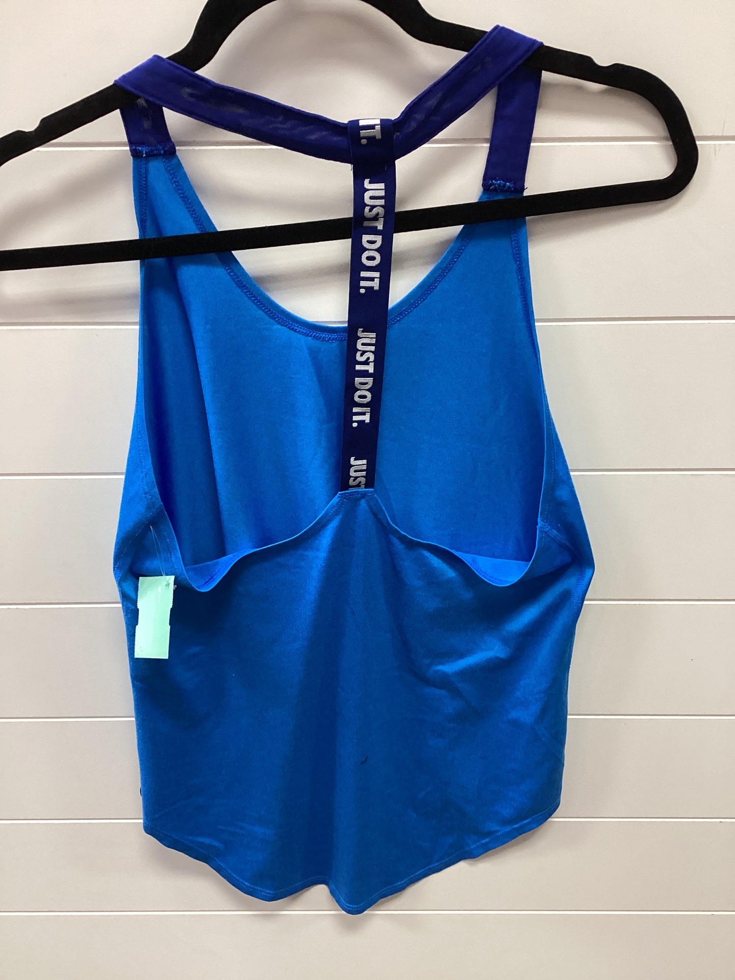 Athletic Tank Top By Nike Apparel In Blue, Size:S