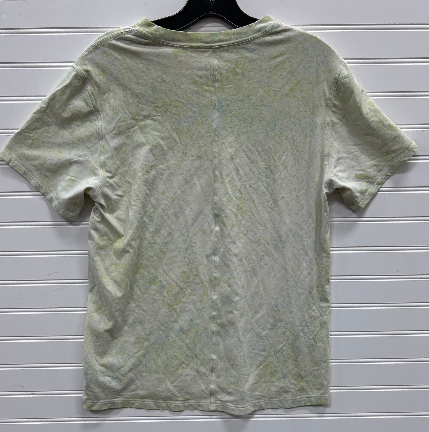 Athletic Top Ss By Lululemon In Yellow, Size:2