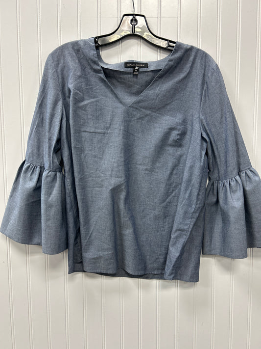 Top Ls By Banana Republic In Blue, Size:M