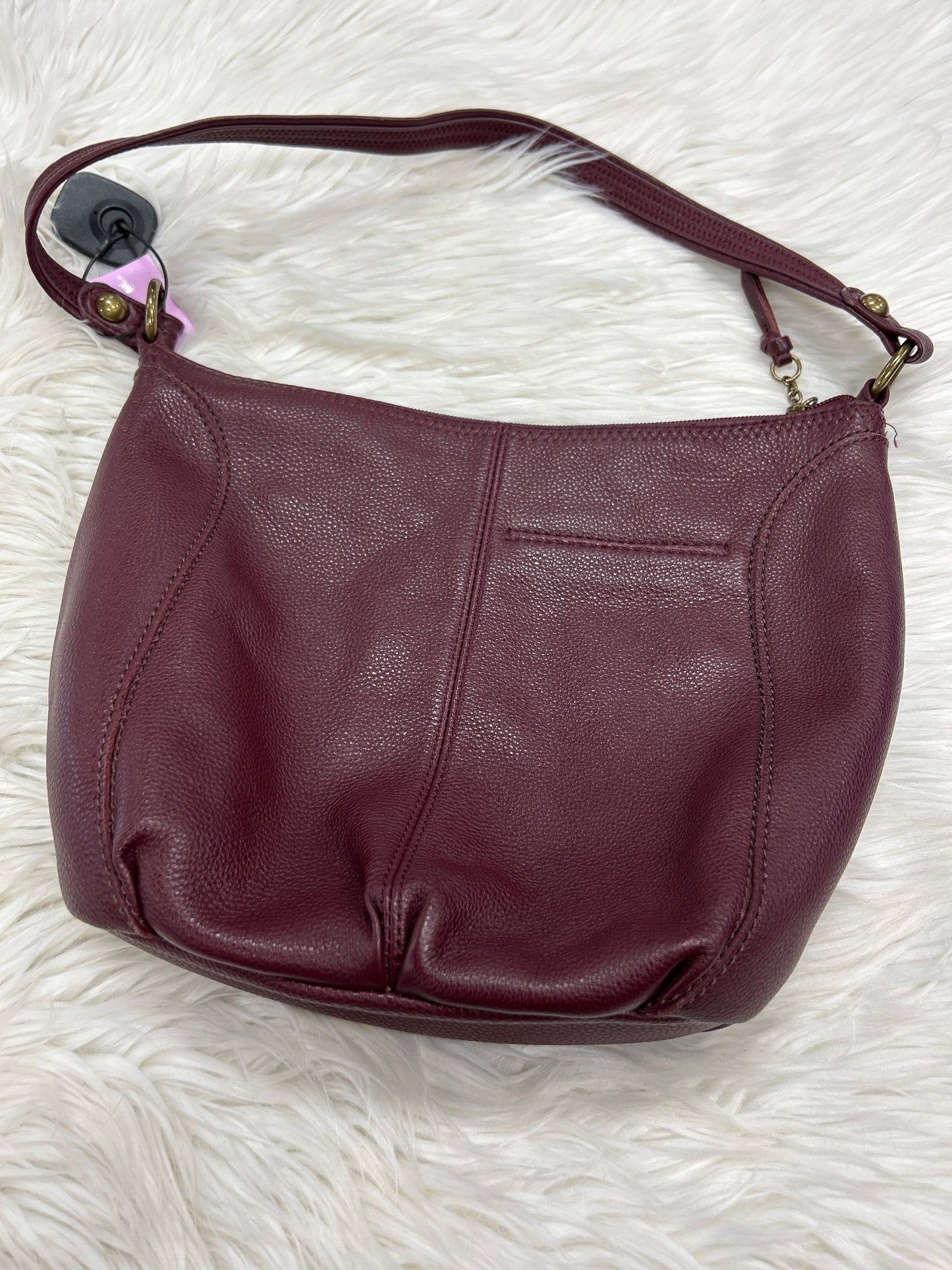 Handbag Leather By The Sak In Purple, Size:Medium