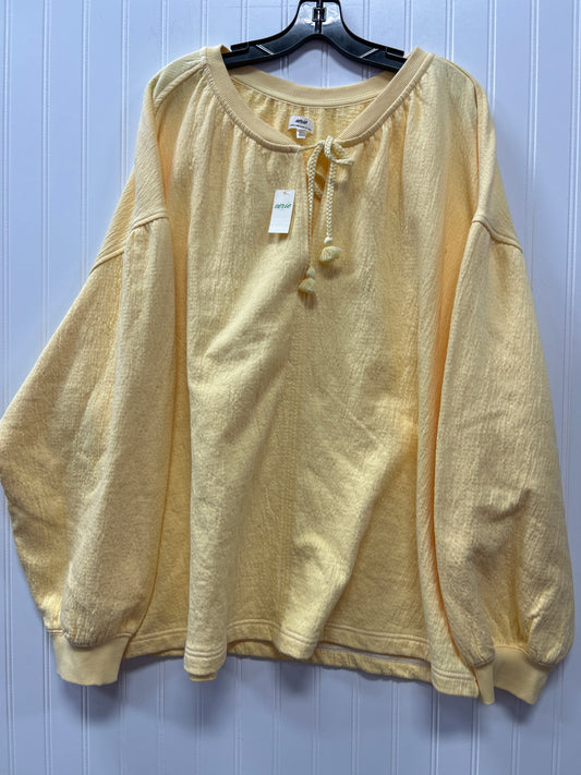 Top Ls By Aerie In Yellow, Size:Xl