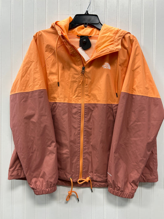 Jacket Windbreaker By The North Face In Orange, Size:Xl