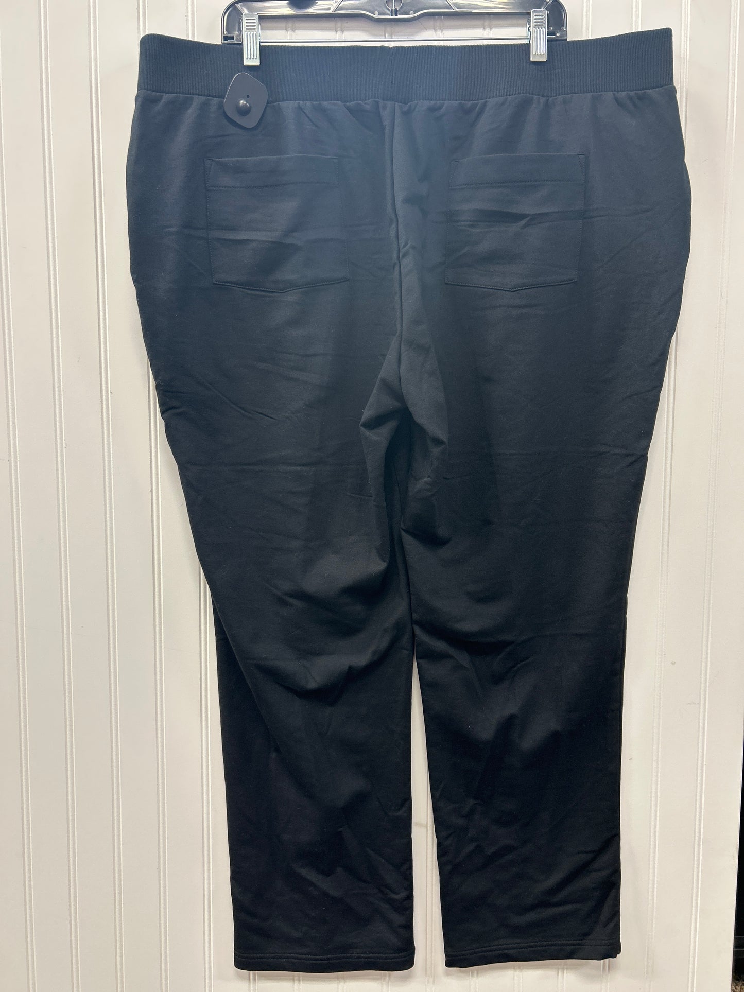 Pants Lounge By Lauren By Ralph Lauren In Black, Size:3X NWT