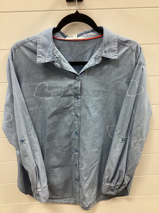 Top Ls By Jane And Delancey In Blue, Size:M