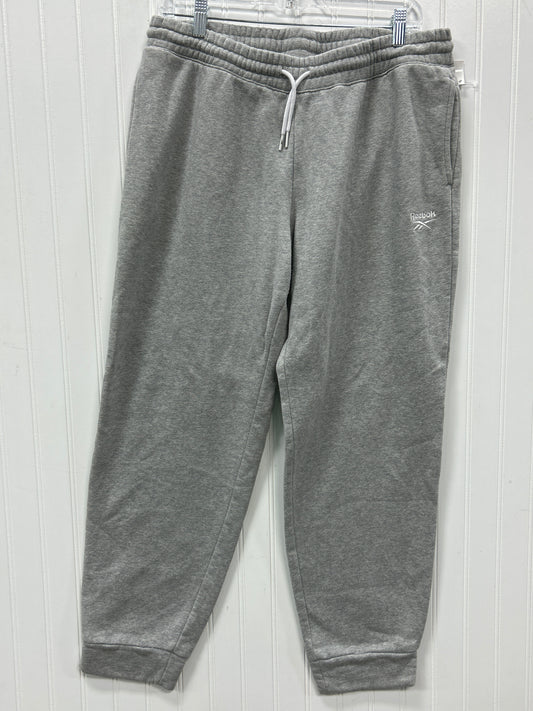 Athletic Pants By Reebok In Grey, Size:L
