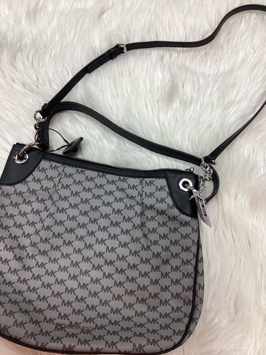 Handbag Designer By Michael Kors In Black & Grey, Size:Large