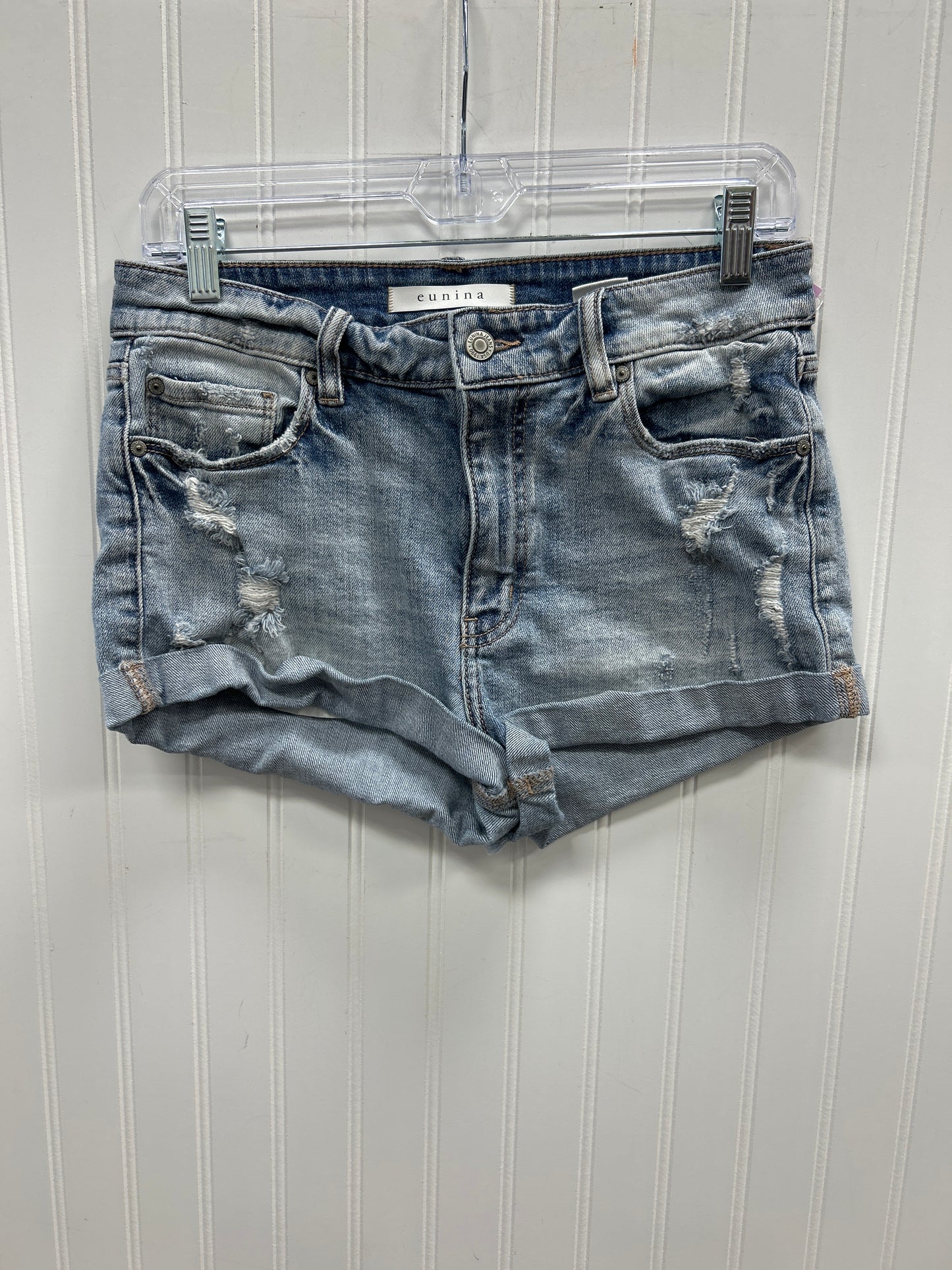 Shorts By Eunina In Blue Denim, Size:M