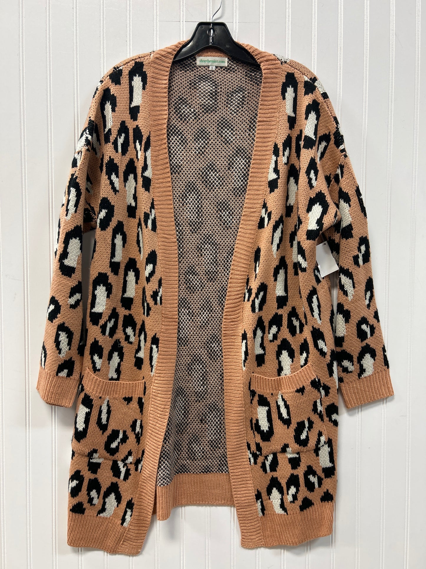 Sweater Cardigan By Cmc In Animal Print, Size:S