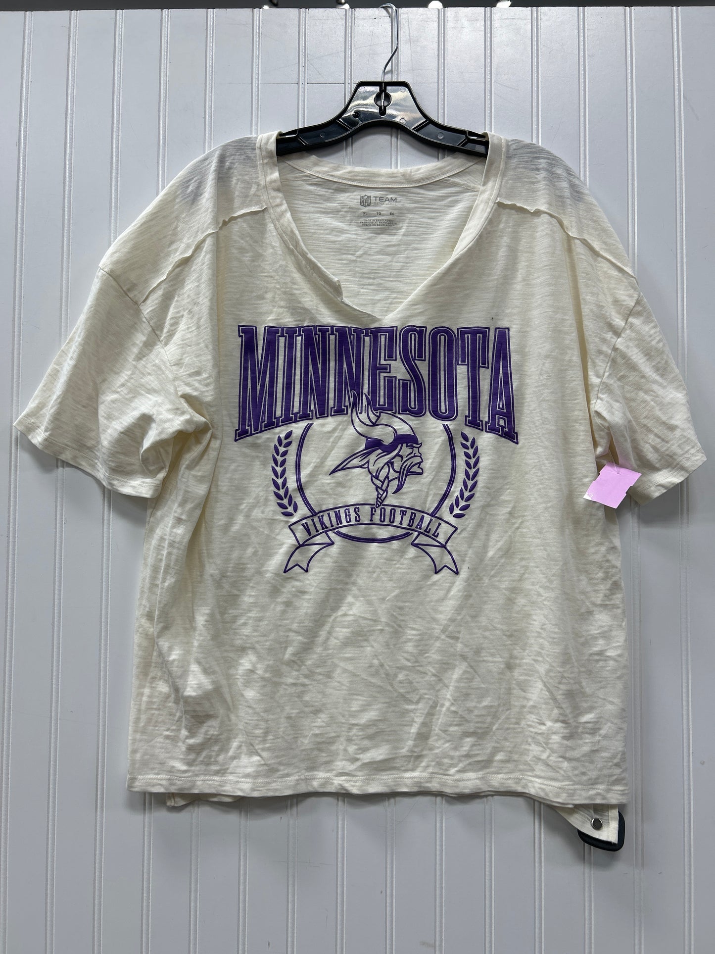 Top Ss By Nfl In Cream, Size:Xl