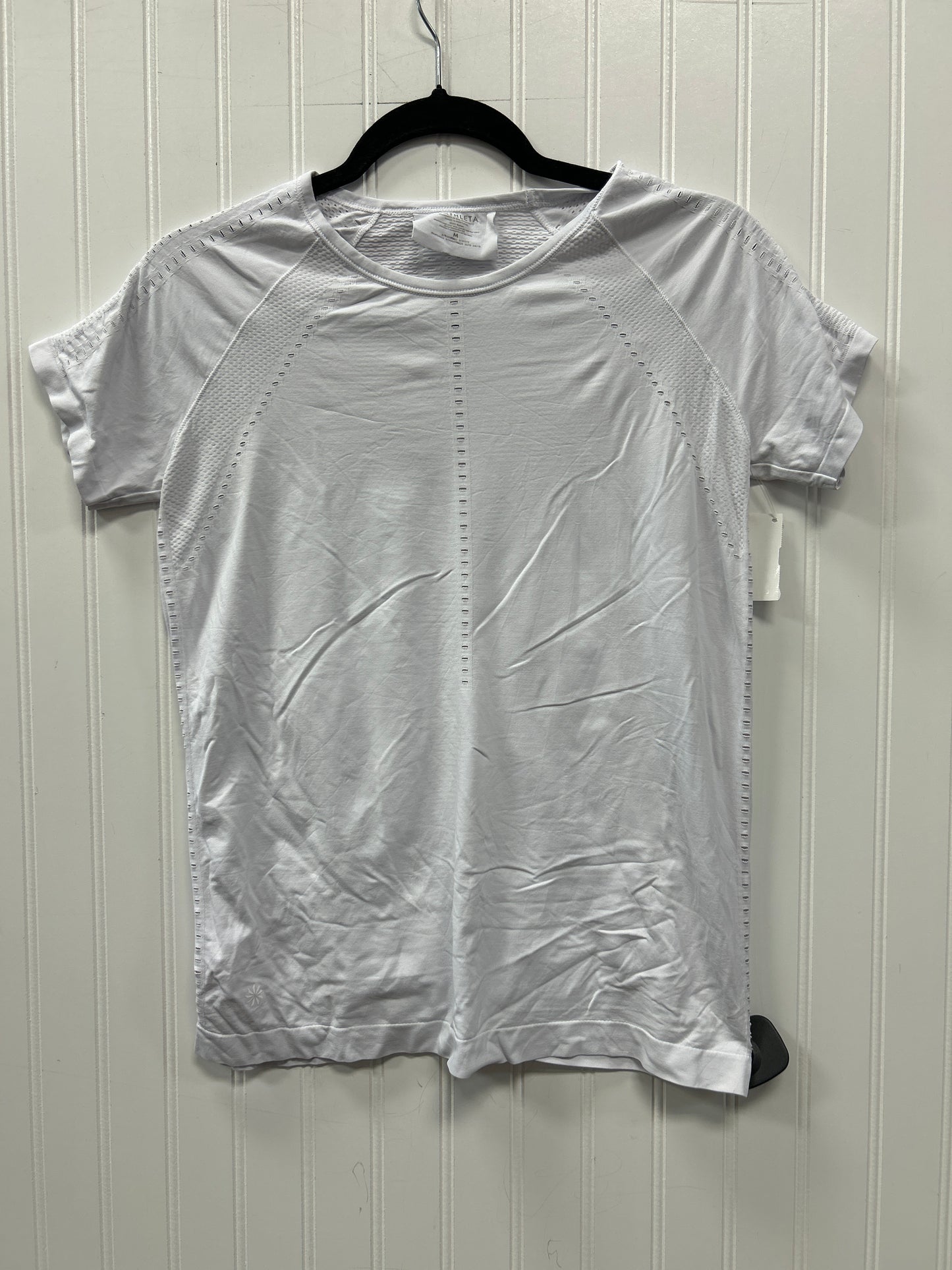 Athletic Top Ss By Athleta In White, Size:M