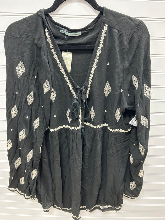 Top Ls By Maurices In Black, Size:Xl