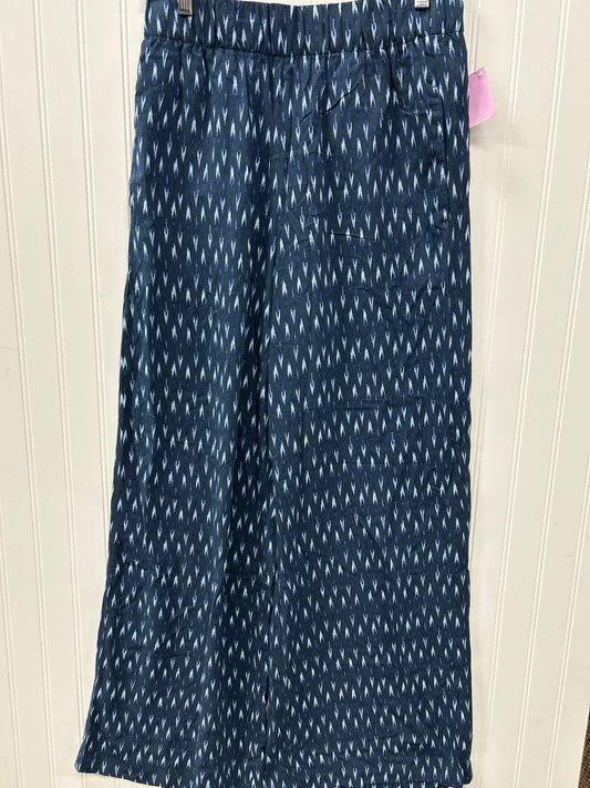 Pants Wide Leg By Banana Republic In Blue, Size:Xs