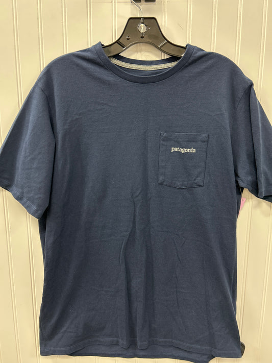 Top Ss By Patagonia In Navy, Size:M