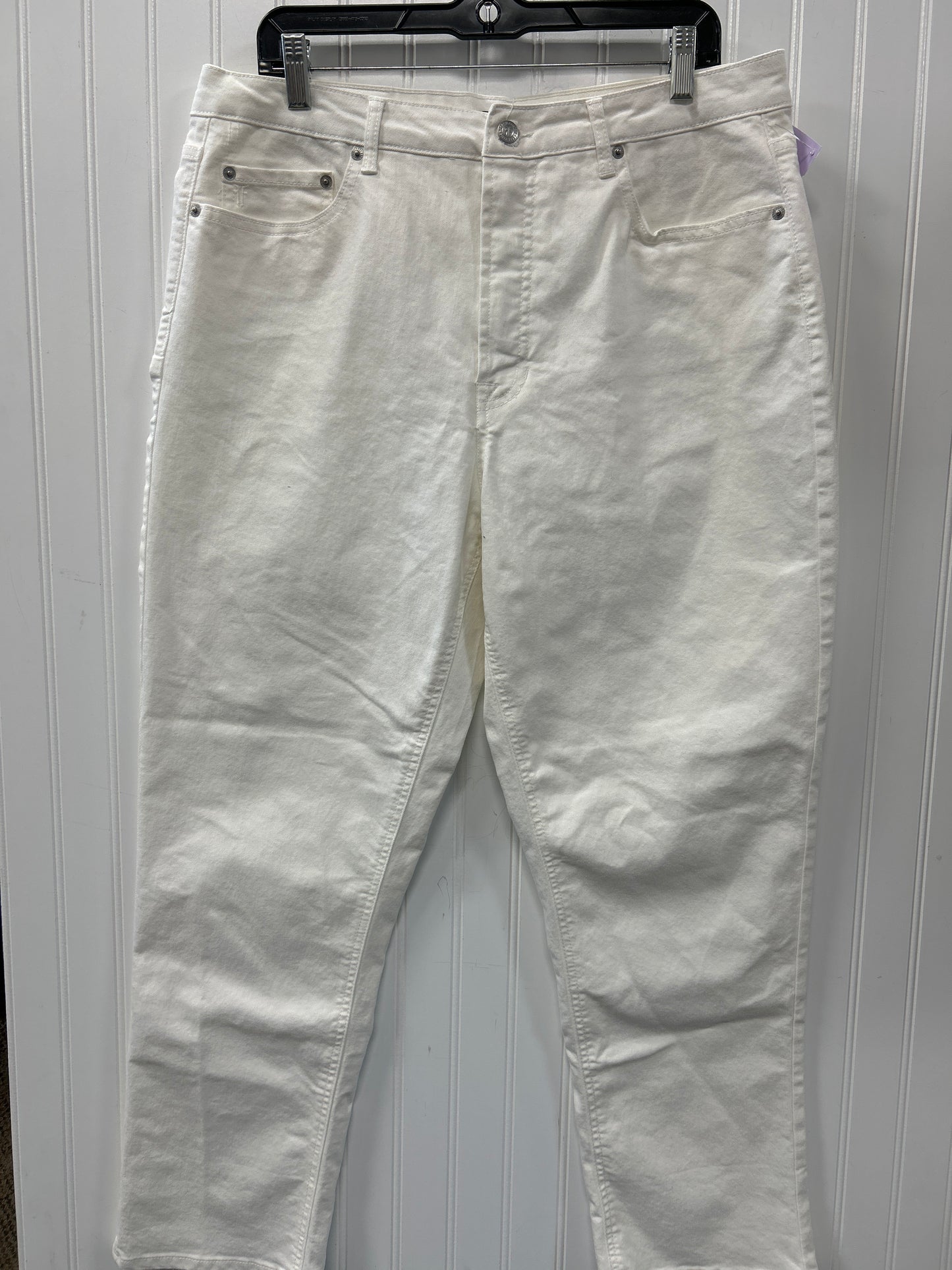 Jeans Designer By Frye In White Denim, Size:8
