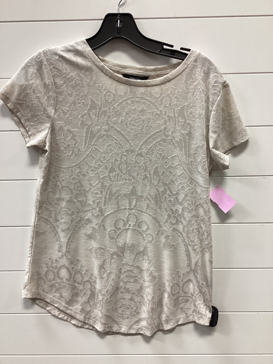 Top Ss By Simply Vera In Cream, Size:S