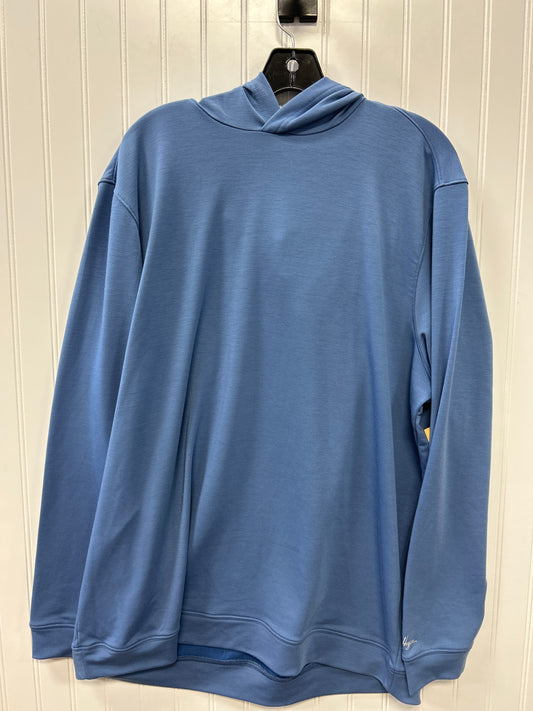 Sweatshirt Hoodie By Clothes Mentor In Blue, Size:Xl