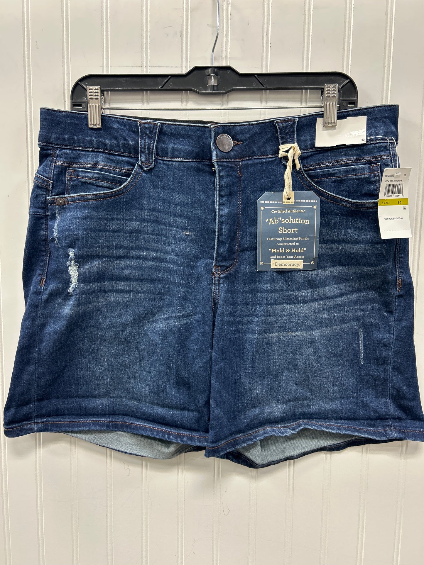 Shorts By Democracy In Blue Denim, Size:14