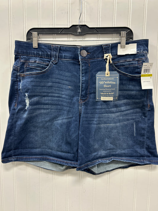 Shorts By Democracy In Blue Denim, Size:14
