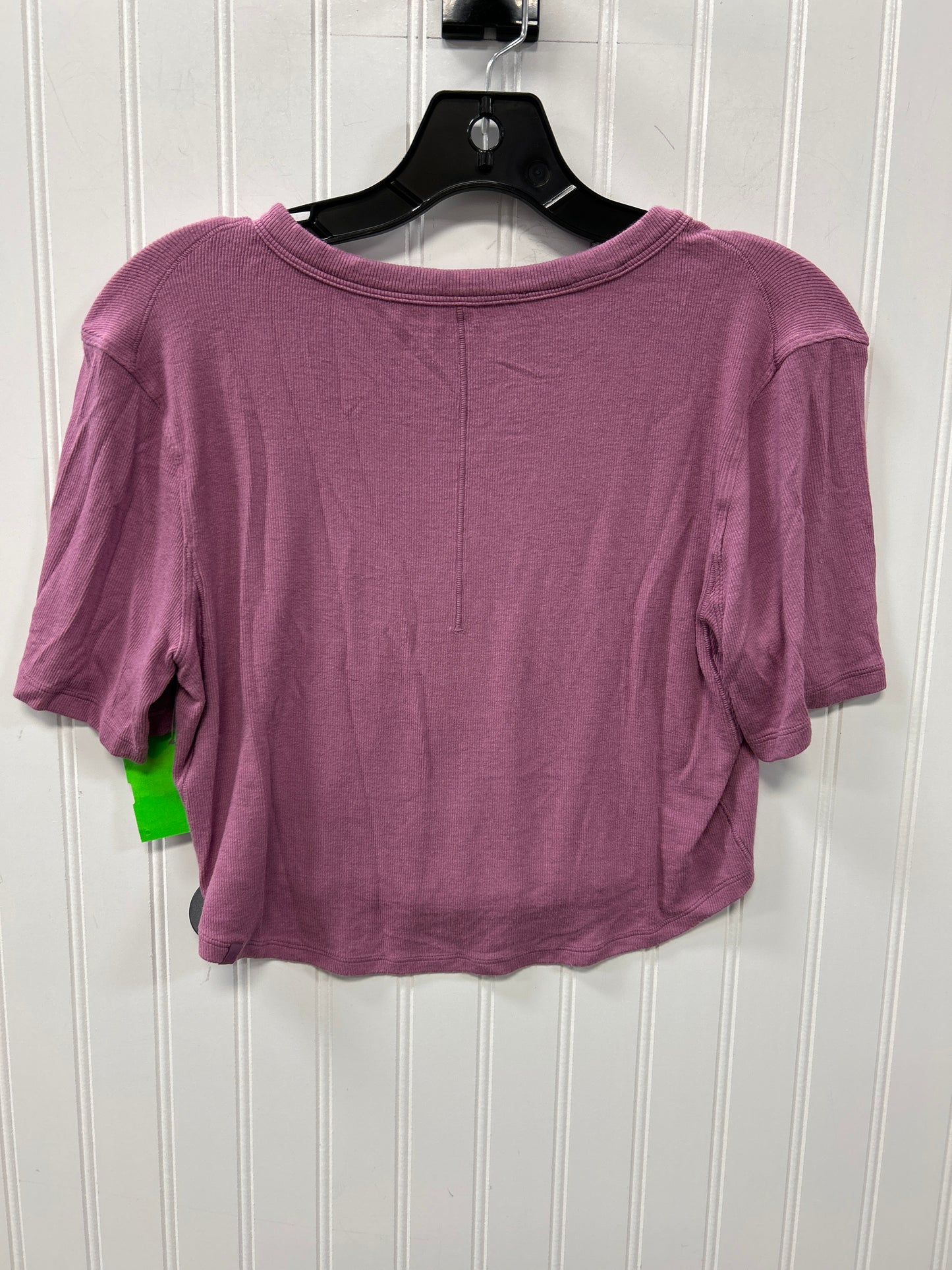 Athletic Top Ss By Lululemon In Purple, Size:S