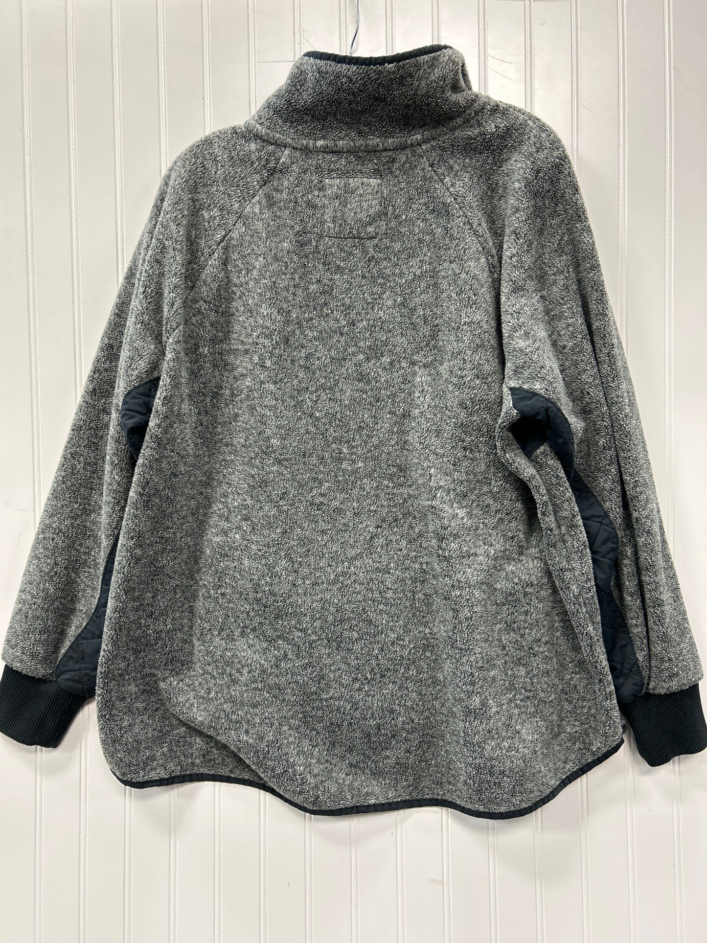 Jacket Fleece By Abercrombie And Fitch In Grey, Size:Xl