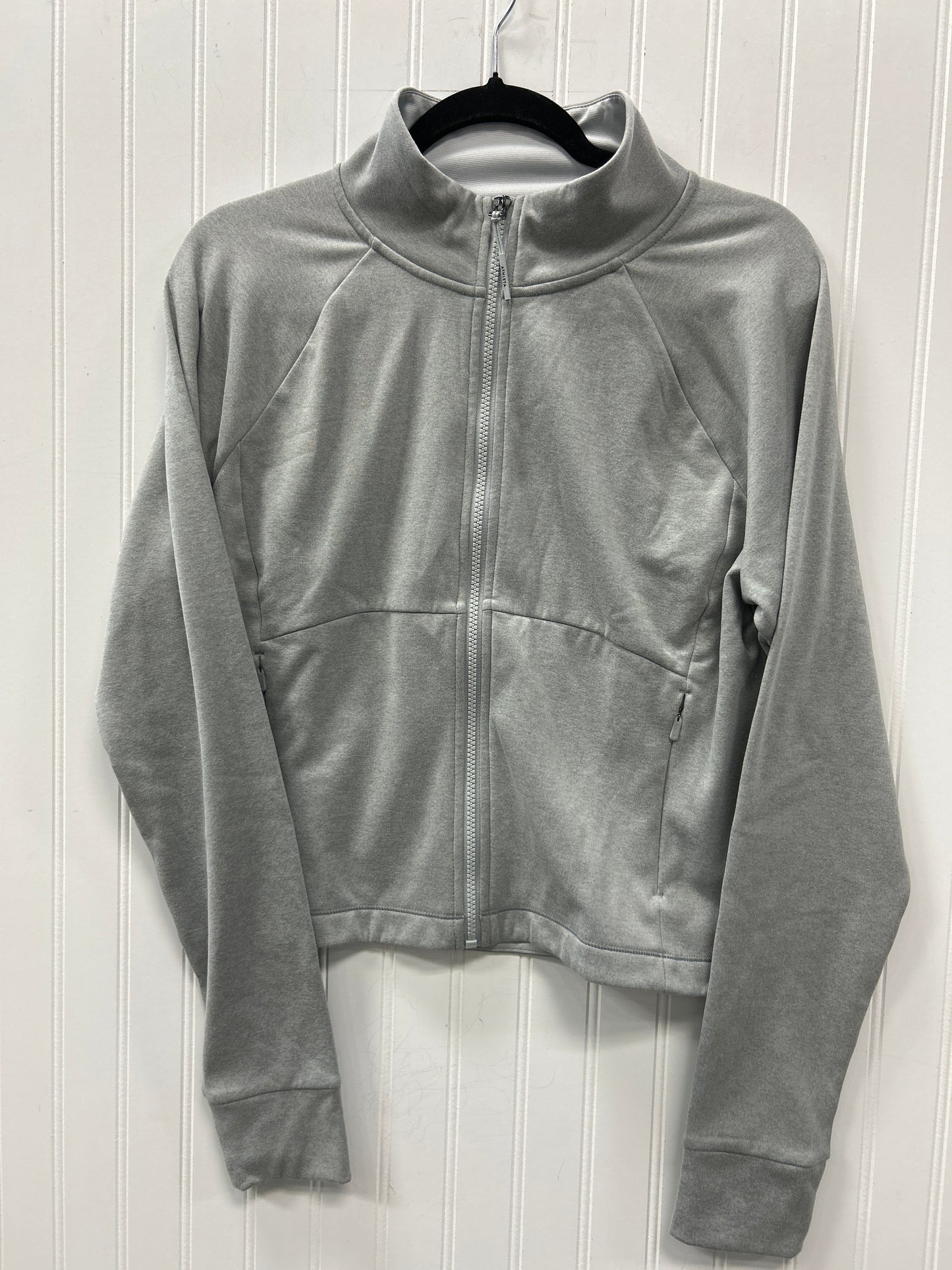 Athletic Jacket By Athleta In Grey, Size:L
