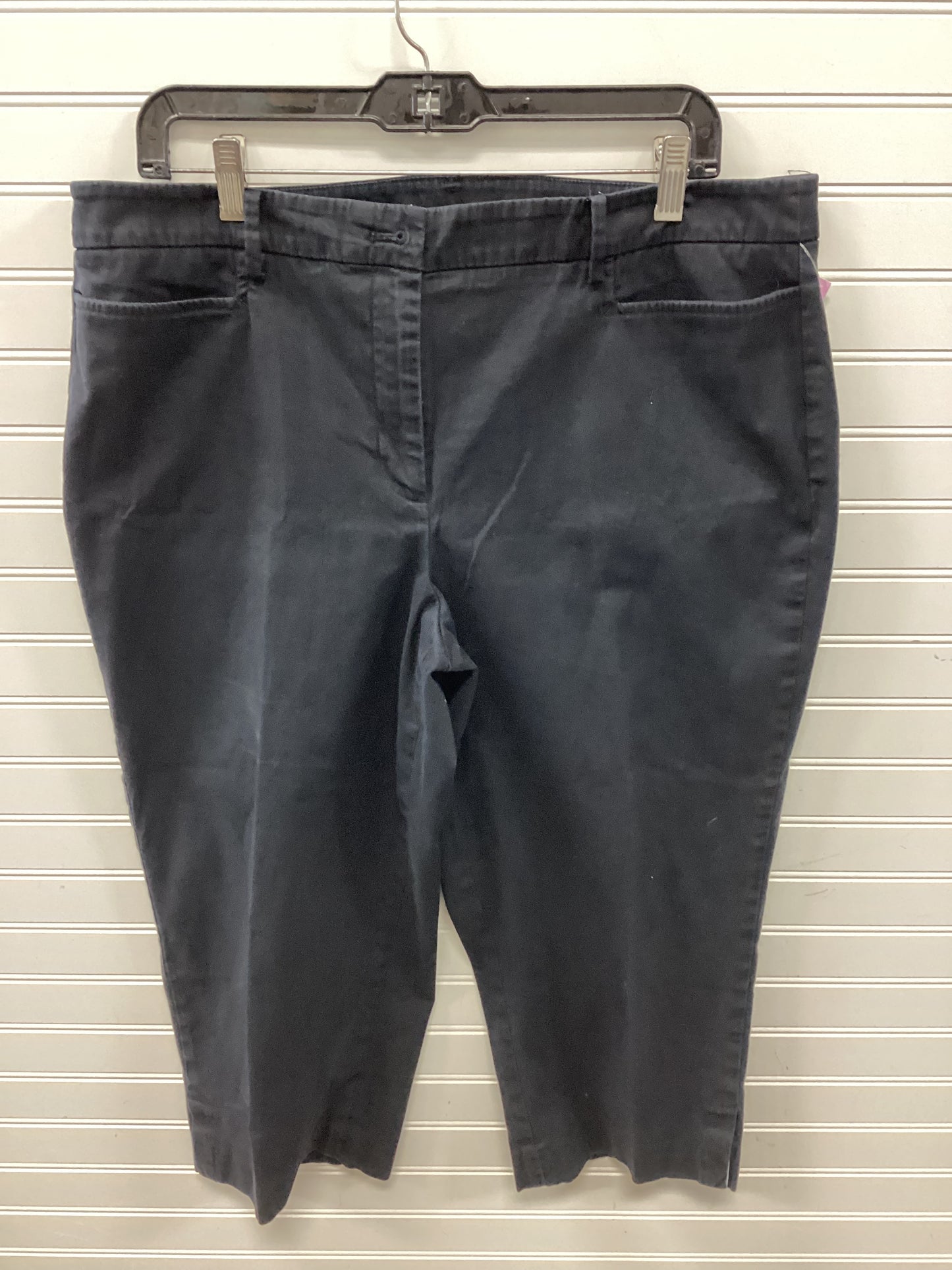 Capris By Talbots In Black, Size:14