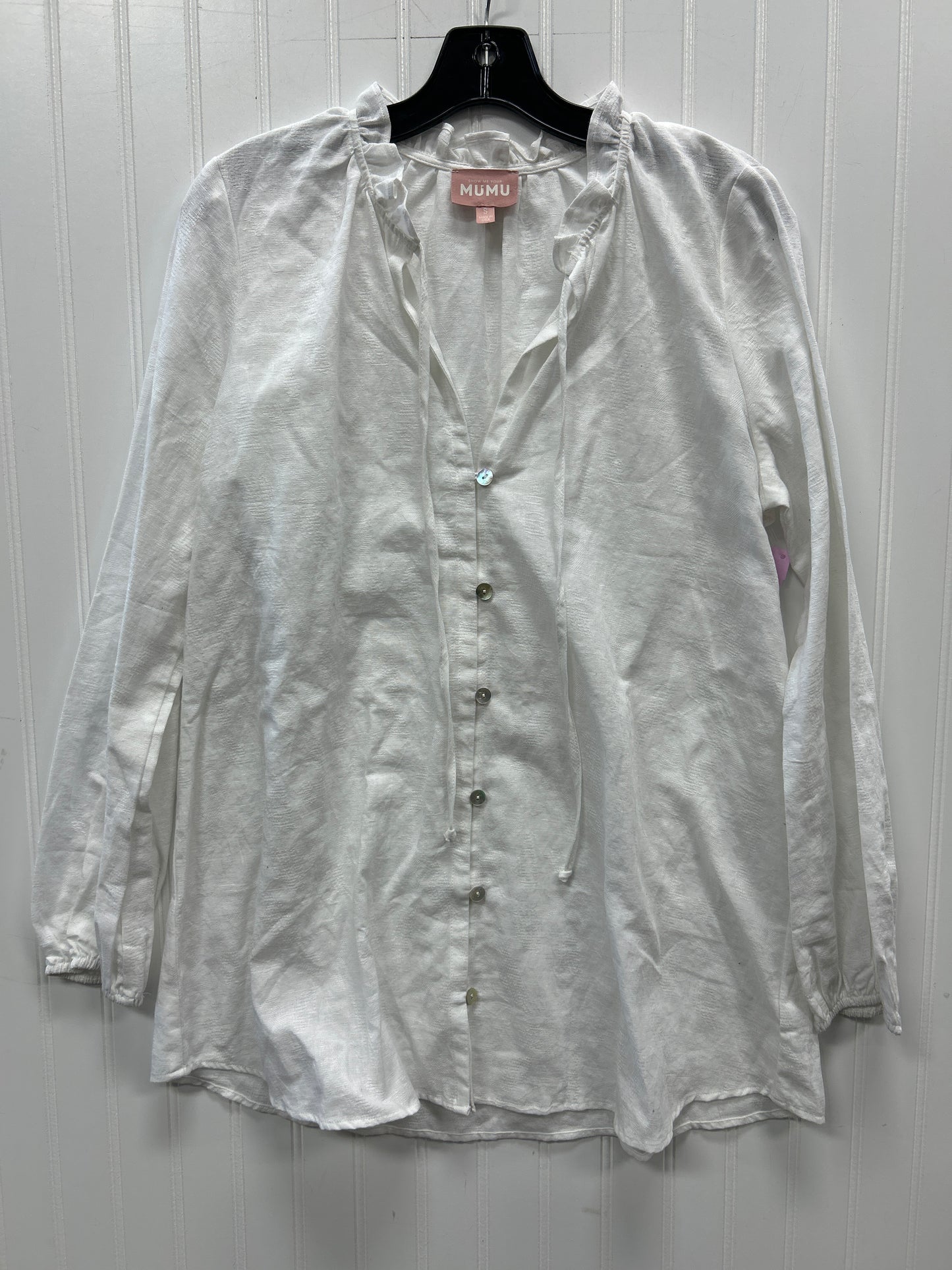 Tunic Ls By Show Me Your Mumu In White, Size:S