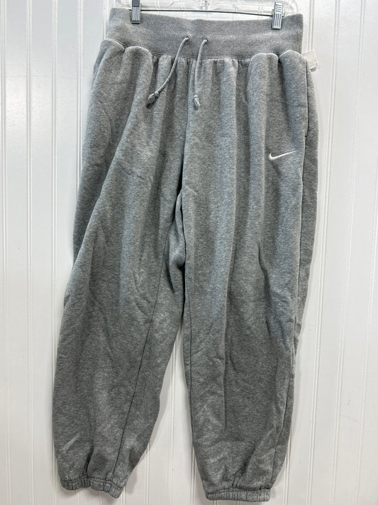 Athletic Pants By Nike Apparel In Grey, Size:M